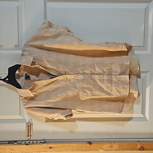 Patagonia Yellow Plaid Short Sleeve Button-Down Shirt